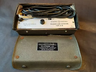 Vintage General Electric GE Type H-10 Halogen Leak Detector Southwestern Bell • $24.95