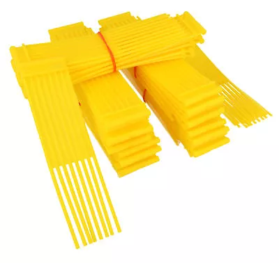 Yellow Sweeper Brushes Fits WESTWOOD COUNTAX Lawn Tractor Pack Of 54 • £23.63