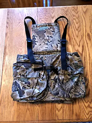 Mens L/XL Advantage Fieldline 3-in-1 Hunting Vest Cushion Seat And Backpack • $12