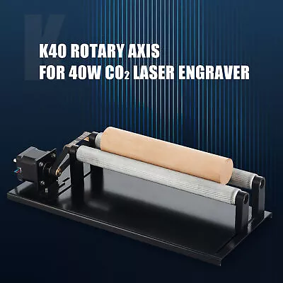K40 Laser Rotary Axis Accessory For 40W CO2 Laser Engravers For Wood Metal More • $106.51