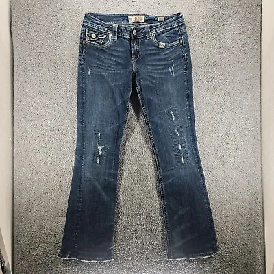 MEK DENIM Women's Lagos Boot Cut Blue Denim Jeans Sz 30 X 34 • $22.99