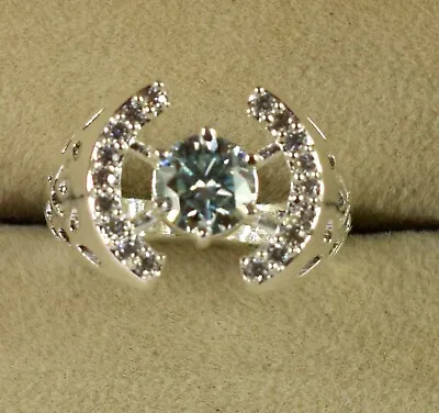 $39.03 • Buy 2.54 Ct Green Moissanite Diamond Halo 6 X 6 Mm Round Men's Solitaire Ring