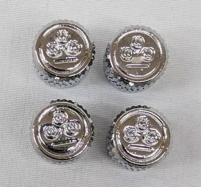 Watanabe Wheels Valve Stem Cap Set  - 4 Pcs - Silver • $29