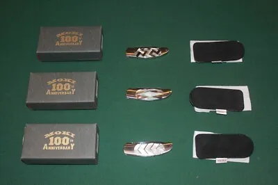 Rare Moki 100th Anniversary Pocket Knife Set (complete - All 3) • $1170