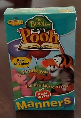 The Book Of Pooh Fun With Manners VHS Disney Playhouse New Sealed • $13