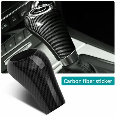 Gear Shift Knob Carbon Fiber Trim Cover For Mercedes-Benz W204 C E G GLS Class • $9.78