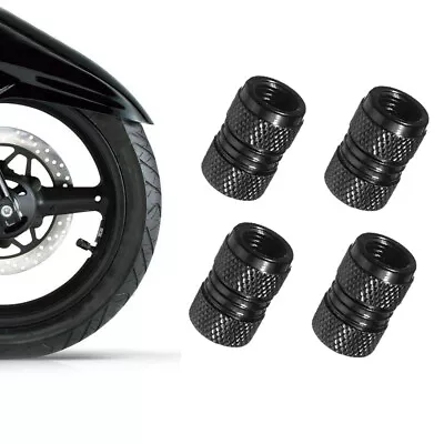 4x Aluminium Car Tyre Wheel Valve Stems Air Dust Cover Screw Caps Accessories • $3.17
