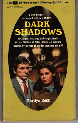 DARK SHADOWS PAPERBACK #1 (1968) VAMPIRE BARNABAS COLLINS JONATHAN FRID (6th) • $10.79