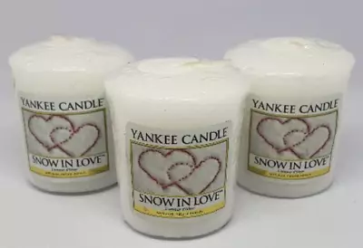 Yankee Candles 3 X 49g Snow In Love Votives • £9.95