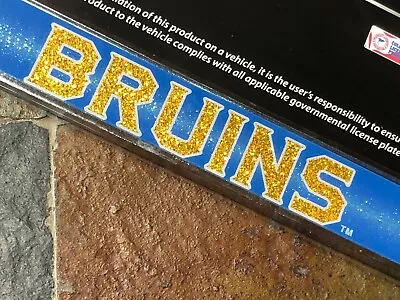 1 UCLA Bruins Glitter - Bling Chrome Metal License Plate Frame • $23.49