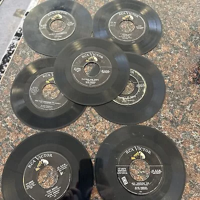 Lot Of (7) Elvis Presley 45 RPM Records • $9.98