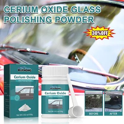 Deep Scratch RemoverRepair Glass Polishing Kit Cerium Oxide Powder 120g  A • £5.65