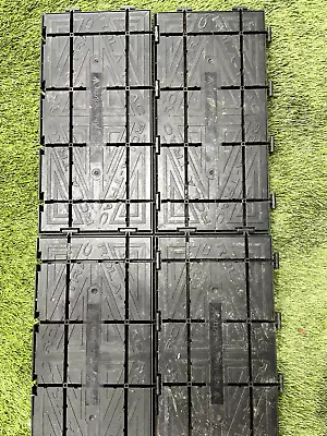 Interlocking Heavy Duty Thick Garage Floor Tiles- Black • £375