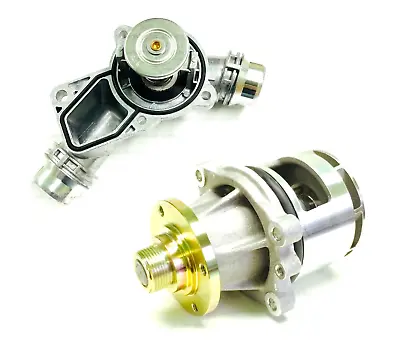 High Performance Water Pump + Aluminum Thermostat For BMW E46 325i 525i 530i • $210.98