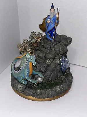 SFMBC Marjorie Sarnat Wizard Dragon Music Box Plays Music Of The Night • $49.95