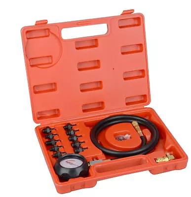 $34.75 • Buy 12pcs Engine Oil Pressure Test Tool Kit Tester Gauge Diagnostic Auto Tools SetAU