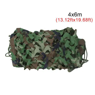 Camo Netting Nilitary Woodland Desert Leaves Camouflage Army Hunting Net Shade • $39.99