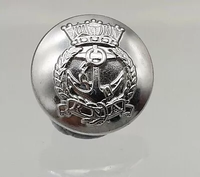 Vintage Royal Naval Association Navy Silver-tone Uniform Tunic Button - 1.6cm  • £3.99