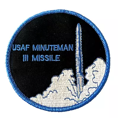 U.s. Air Force Minuteman Iii Missile Patch (afk) Sac Icbm Afgsc • $9.79