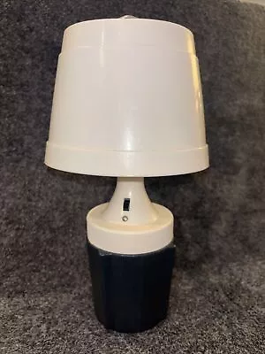Vintage 1970's Gray Camping 6 Volt Battery Powered Table Lamp/lantern Tested • $20