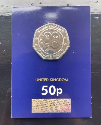 2019 Wallace And Gromit 50p Brilliant Uncirculated Royal Mint • £5.45