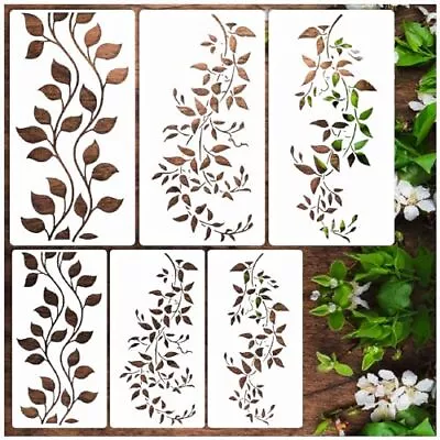 Large Vine Stencils For Painting On Wood Wall 16 Inch Reusable Branches Layer... • $26.38