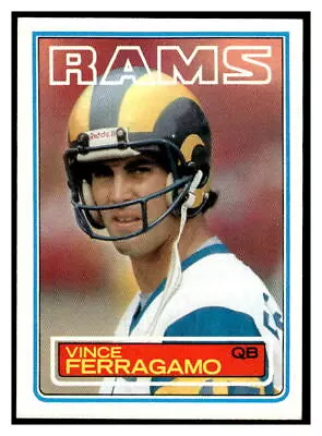 1983 Topps #90 Vince Ferragamo Los Angeles Rams Excellent • $1.99