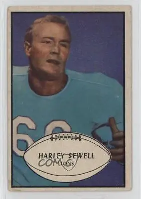 1953 Bowman Harley Sewell #58 Rookie RC • $23.20