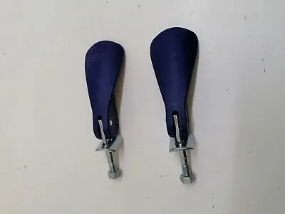 2x Quick Release Handle Wing Nuts Levers Lawnmower Bolt Washers Powerbase Blue  • £15