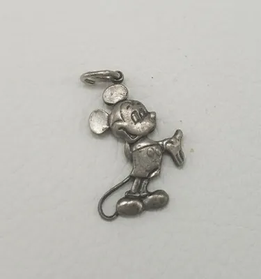 Vintage Disney Sterling Silver Walt Disney Micky Mouse Charm • $29.99