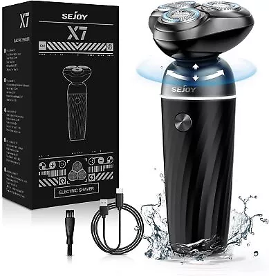 Electric Razor For Men IPX7 Waterproof Electric Shavers USB Rechargeable Trimmer • $19.99