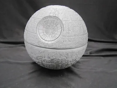 Star Wars Death Star Globe Display With Stand (6.5  Diameter) Silver Silk • $39.99