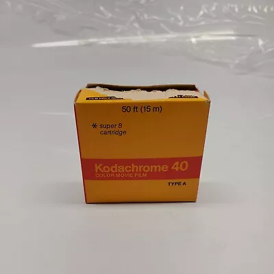 Sealed Kodachrome 40 Color Movie Film Super 8 Cartridge Type A KMA 464 50 Ft • £9.63