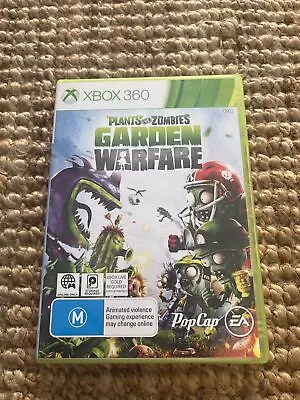 Plants Vs Zombies Garden Warfare Microsoft Xbox 360 Game Free Tracked Post PAL • $10
