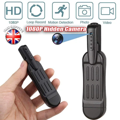 £12.84 • Buy 1080P HD Hidden Pocket Pen Camera Spy Mini Body Cam Security Video Recorder DVR