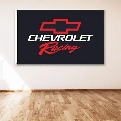 Premium Flag Chevrolet Racing 3x5 Ft Banner Corvette Chevy Camaro Car Truck Sign • $13.88