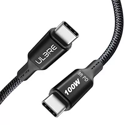 USB C To USB C Cable 100W 2.5M 8.2FT USB C Charging Cable 2.0 Type C Fast Ch... • $18.76