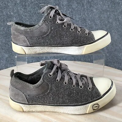 UGG Australia Shoes Womens 6.5 Evera Casual Low Sneakers Gray Fabric Lace Up • £31.80