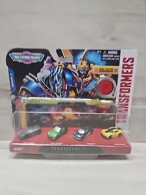 Micro Machines Transformers Age Of Extinction S2 Set 7 Bumblebee Mini Cars NEW • $16.99