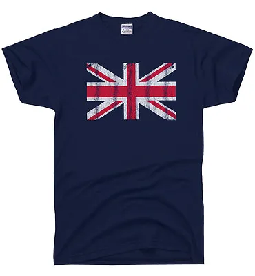 Union Jack Vintage UK Flag T-SHIRT British United Kingdom ENGLAND Great Britain • $14.85