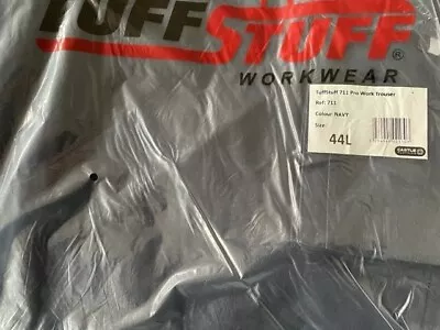 £10 • Buy TuffStuff 711 Pro Work Trousers Navy Size 44L