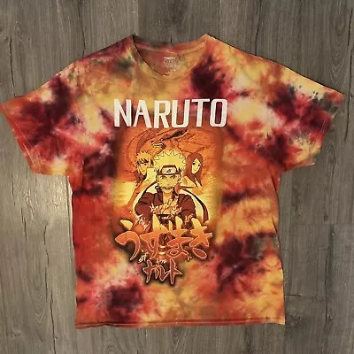 Tie-Dye Naruto Shirt Tee Itachi Uchiha Akatsuki Ll Naruto Shippuden Anime Rap • $19.95
