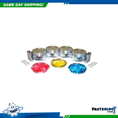 $155.19 • Buy DNJ PRK3132 Piston And Ring Kit For 87-95 Buick Chevrolet 2.3L L4 DOHC SOHC 16V