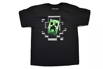 Minecraft Mens Minecraft Creeper Inside Black Shirt NWT XXS XS • $9.99