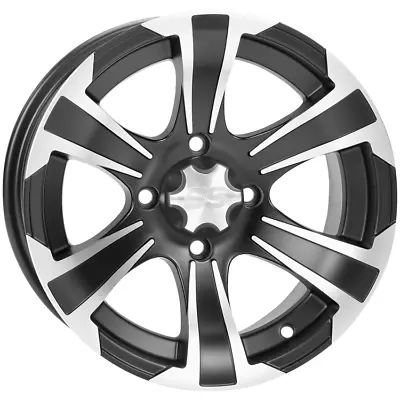 14x8 Black Machined Alloy Wheel Fits 2006 Yamaha YFM660F Grizzly 4x4 • $173.95