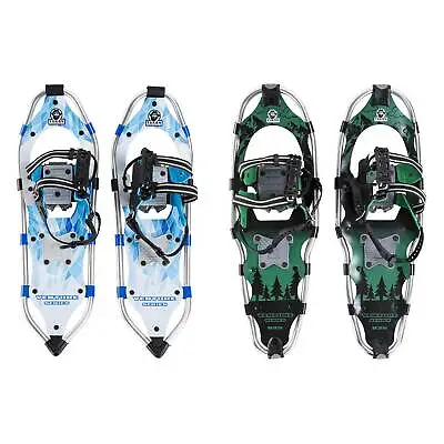 Yukon Charlie's Advanced 8 X 21 Inch Women's + 8 X 25 Inch Men's Snowshoe Kits • $153.99