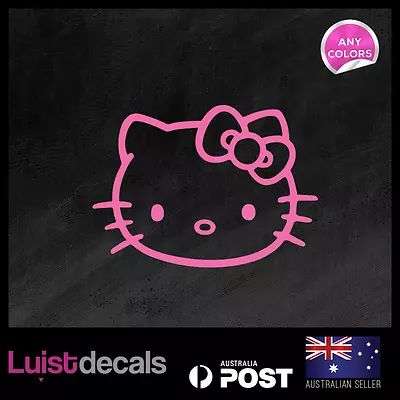 Hello Kitty 115x160mm Window Car Decals Vinyl Stickers  • $7.38