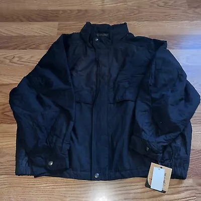 $15 • Buy Pacific Trail Mens Black Full Zip Jacket Coat - Size 2XL