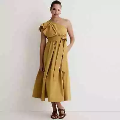 Madewell One Shoulder Midi Dress Size 0 • $69.88