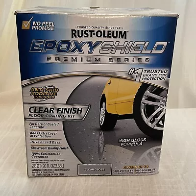 Rust-oleum Epoxy Shield Premium Series Clear Finish Floor Coating Kit NEW! • $129.97